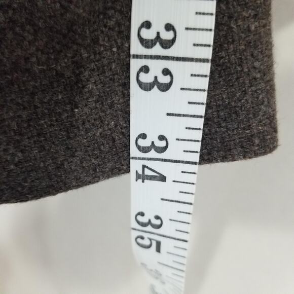 Banana Republic Blazer Womens 8 Brown Wool Blend Jacket Elbow Patches - Picture 10 of 11